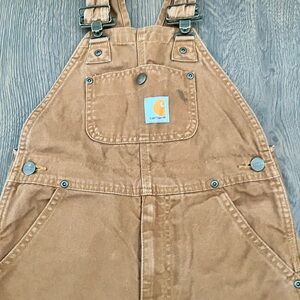 Carhartt Kids Tan Overalls